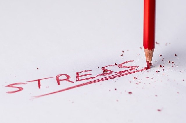 Nápis stress